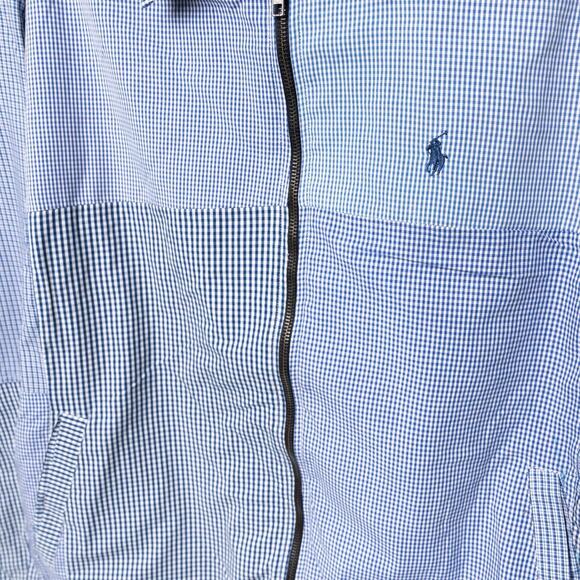 Custom upcycled polo harrington jacket - Picture 3 of 8